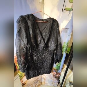 SHEIN Black Elegant Wedding Dress